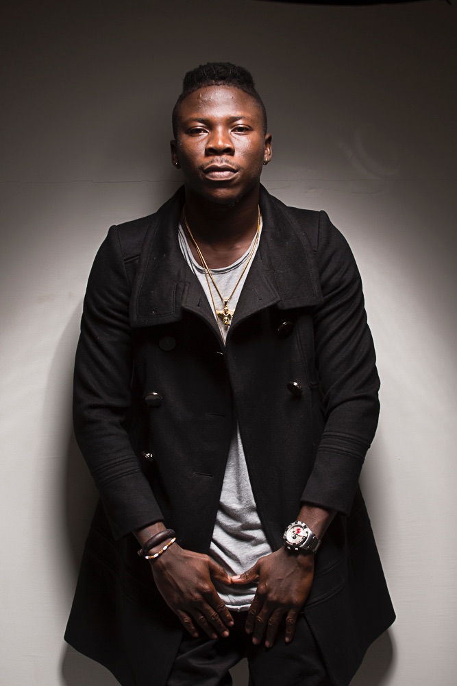 Stonebwoy performing live on stage
